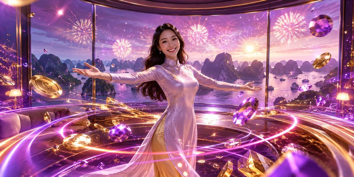 Người dùng tại Hạ Long trải nghiệm cá cược trực tuyến trên điện thoại với trang phục áo dài truyền thống