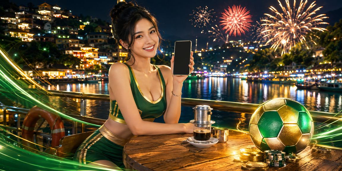 Người dùng trải nghiệm 4312 trên điện thoại tại Sa Pa bên ly cà phê